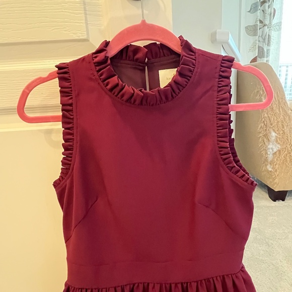 Kate spade sleeveless ruffle trim dress - Picture 1 of 5